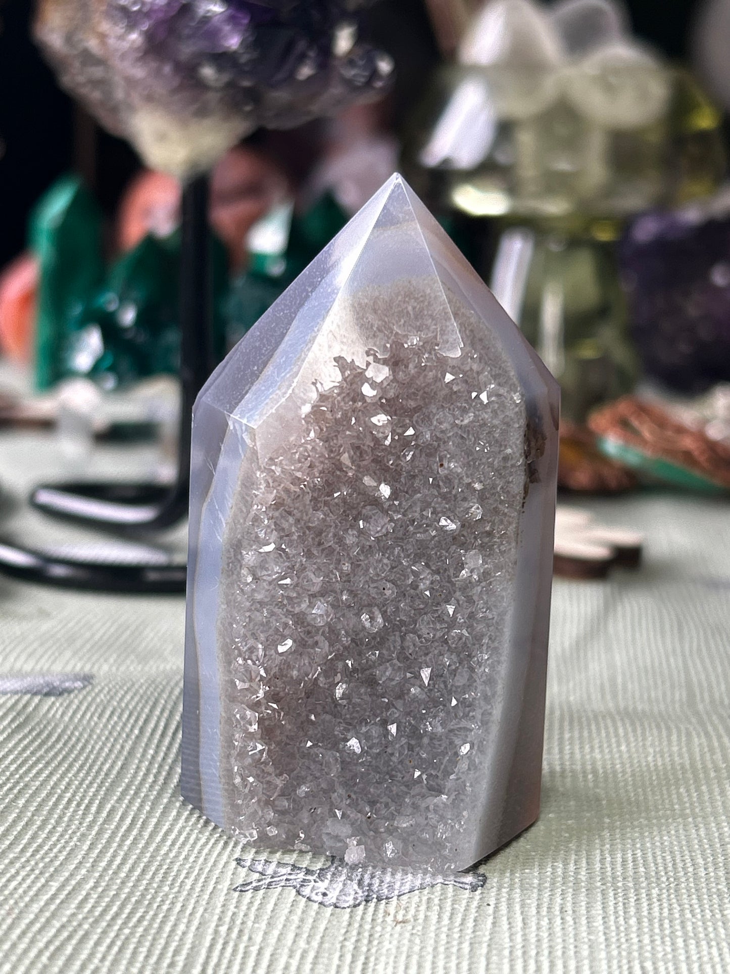 Druzy Agate Towers