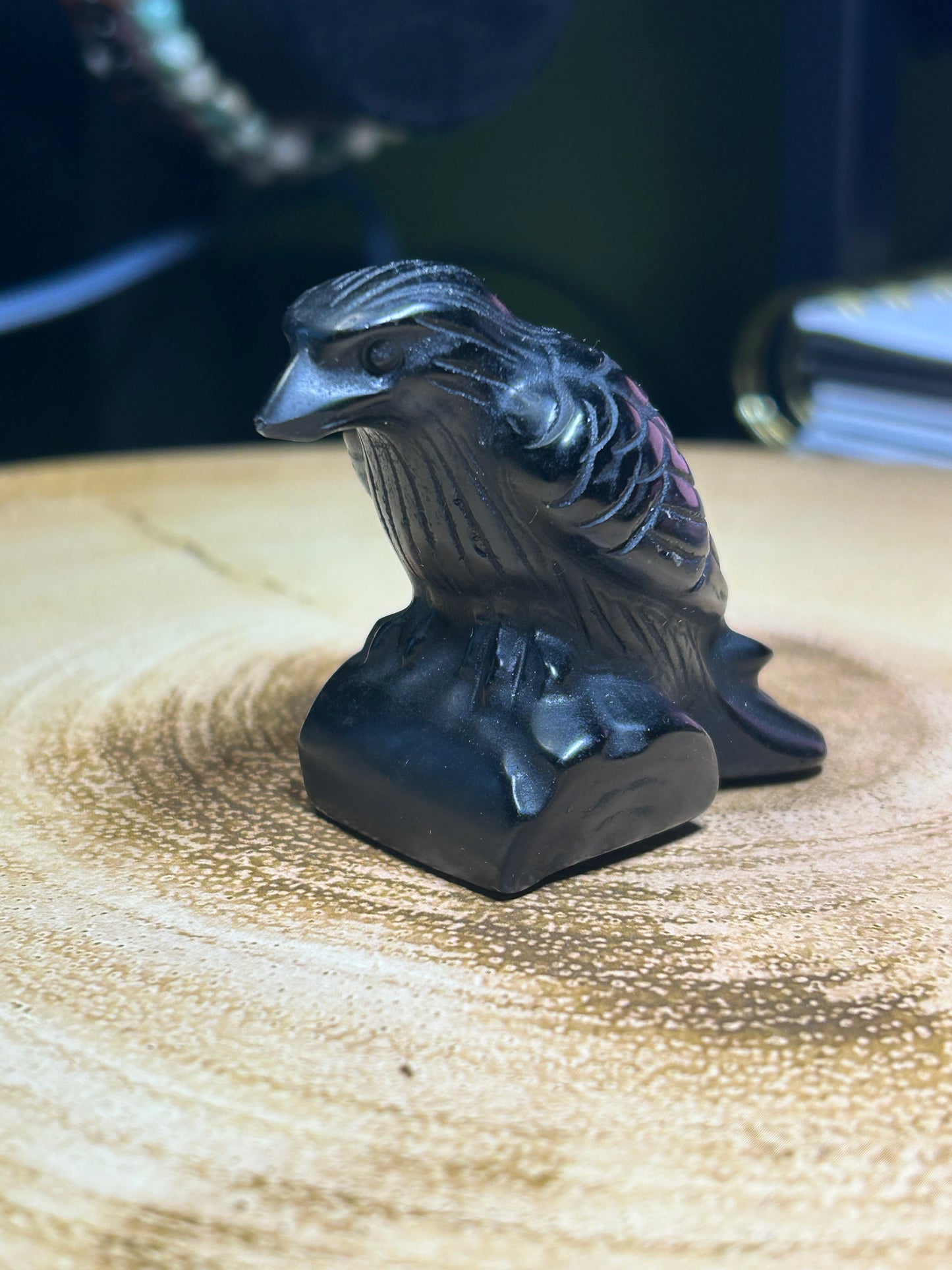 Black Obsidian Crow