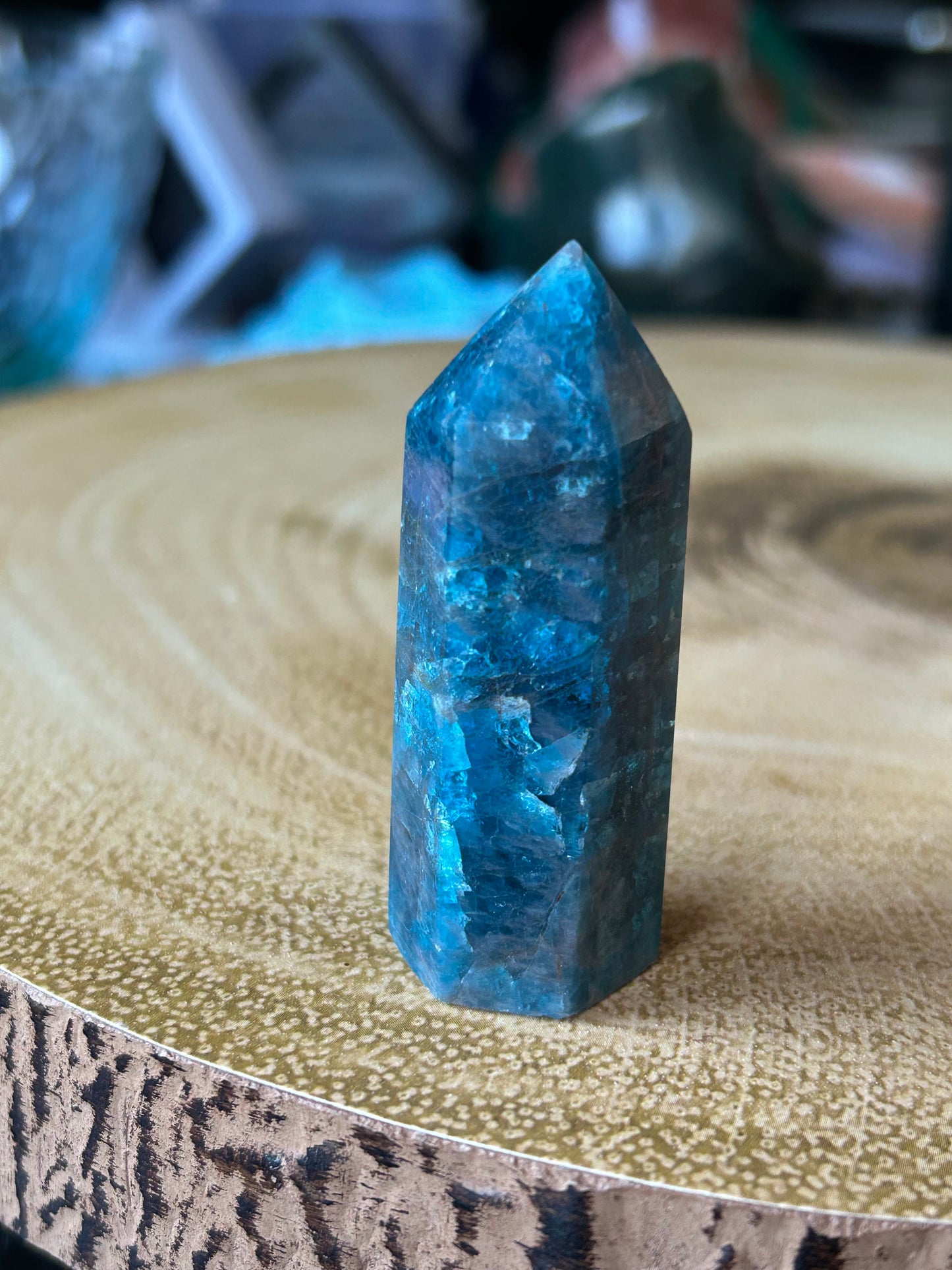 Blue Apatite Towers