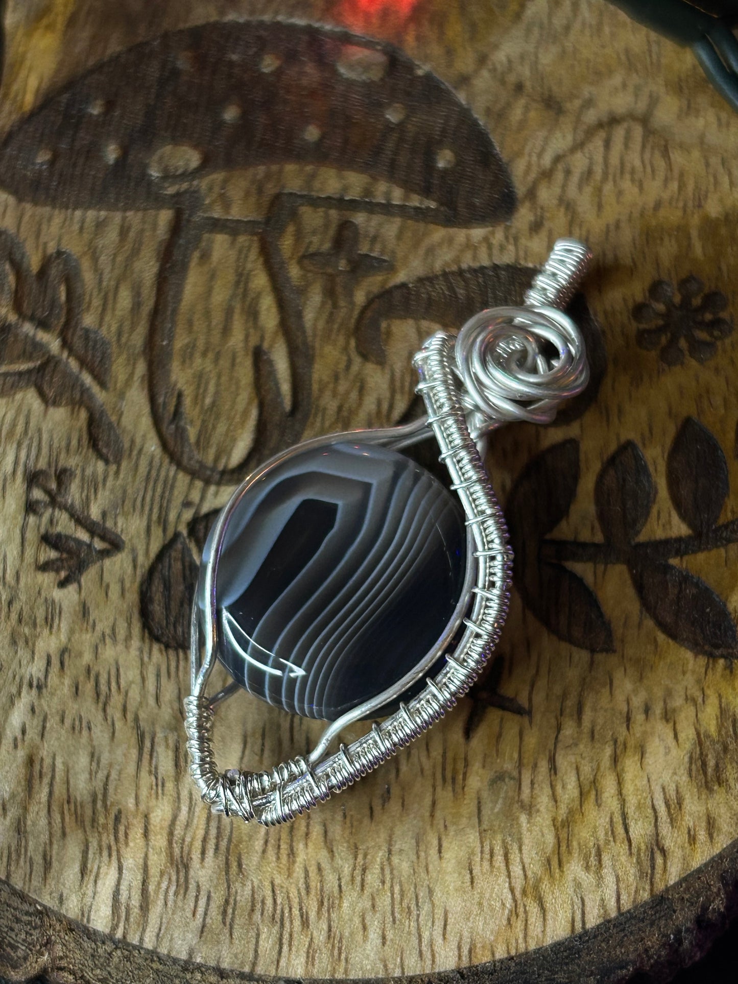 Botswana Agate Pendant