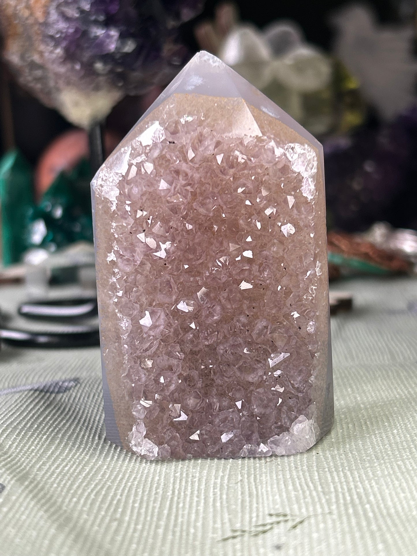 Druzy Agate Towers