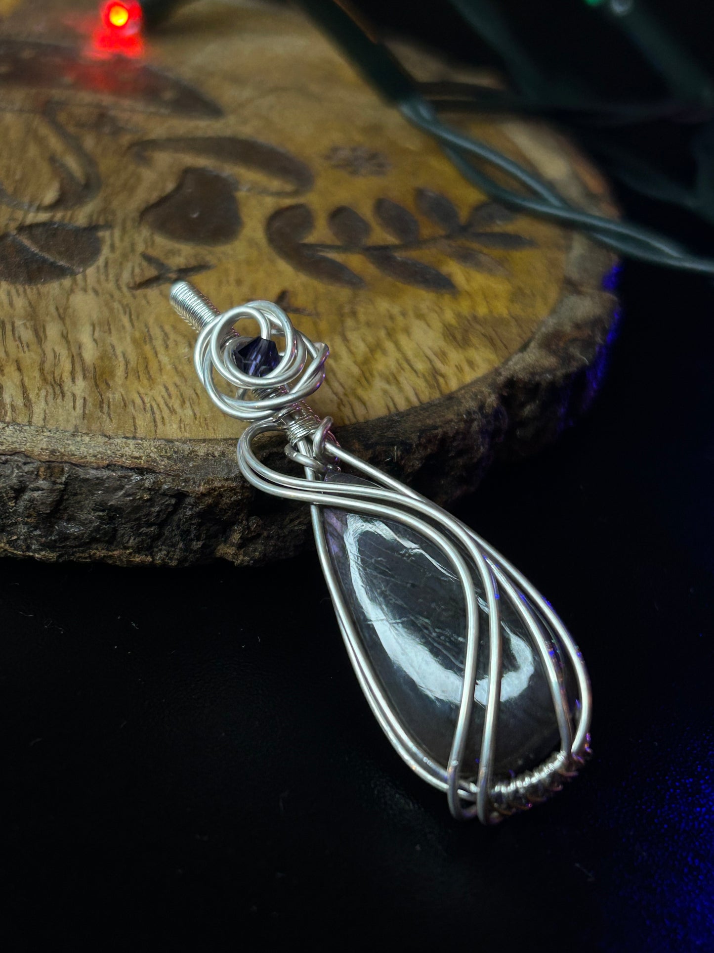Purple Labradorite Pendant