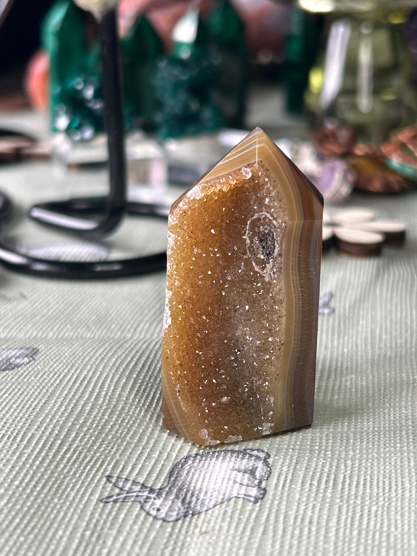 Druzy Agate Towers