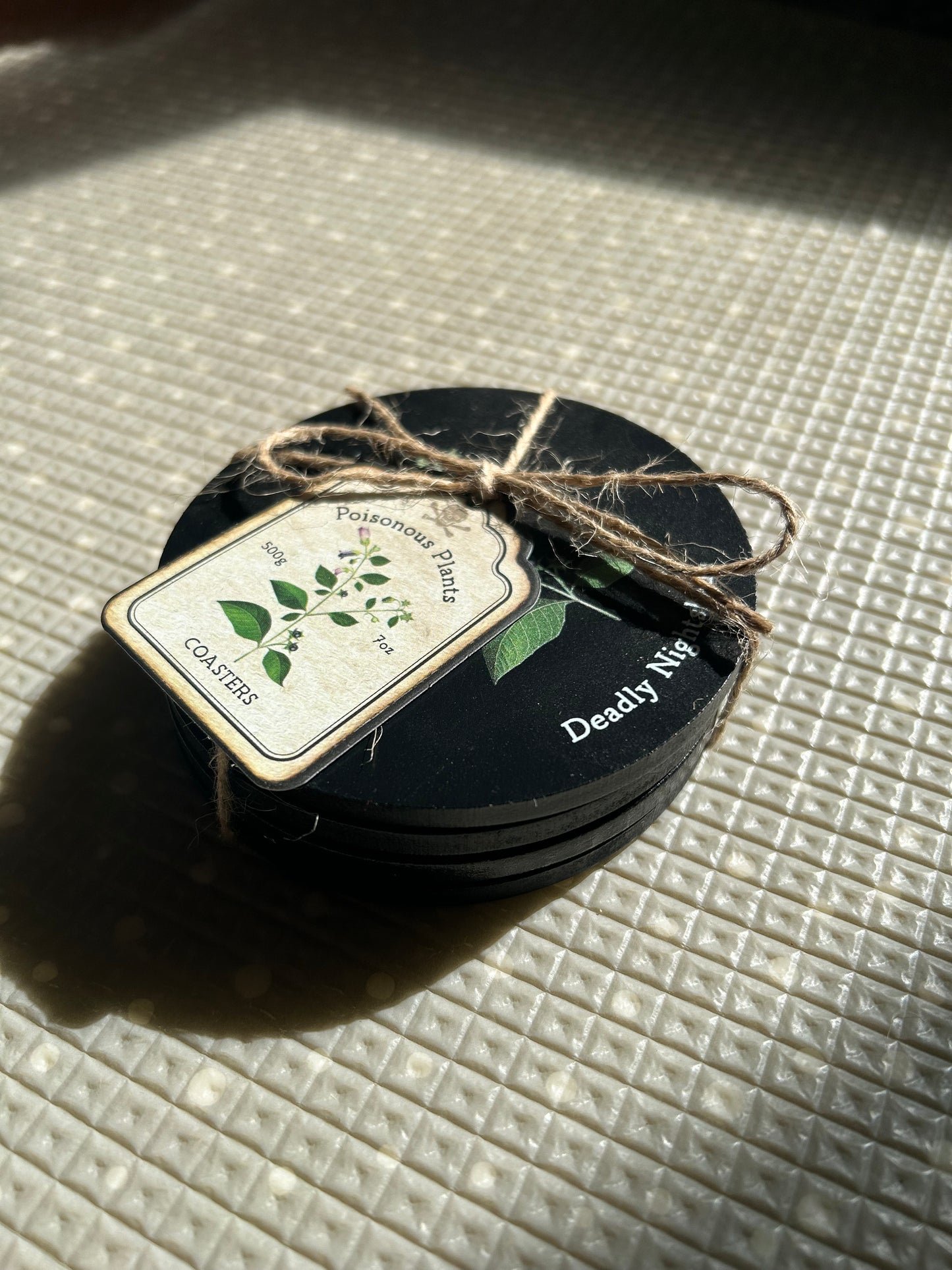 Poisonous Plants Set of 4 Coasters