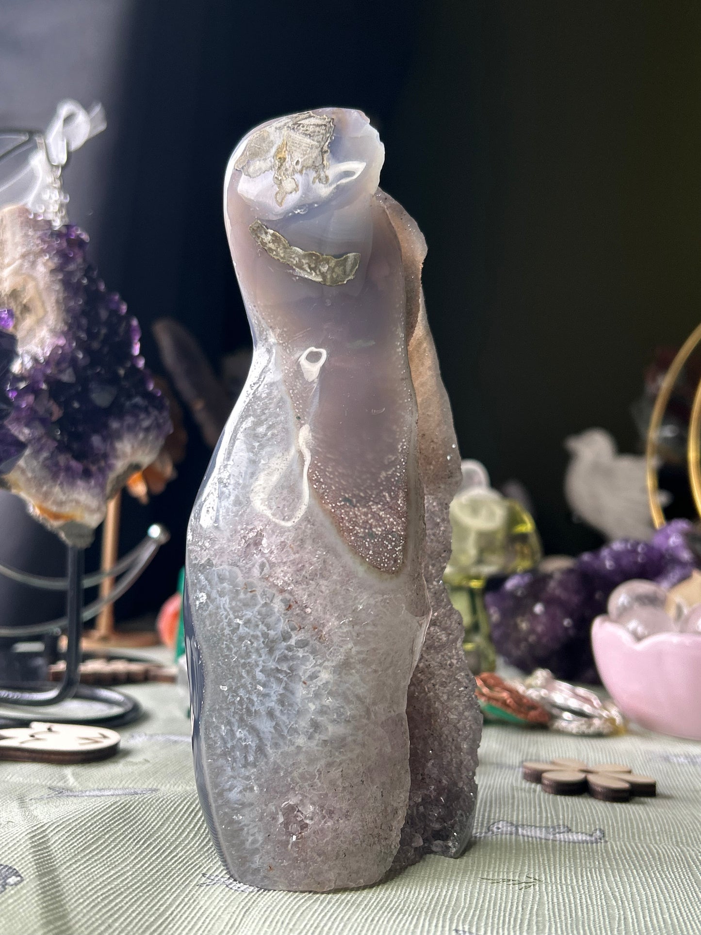 Druzy Agate Small Statement