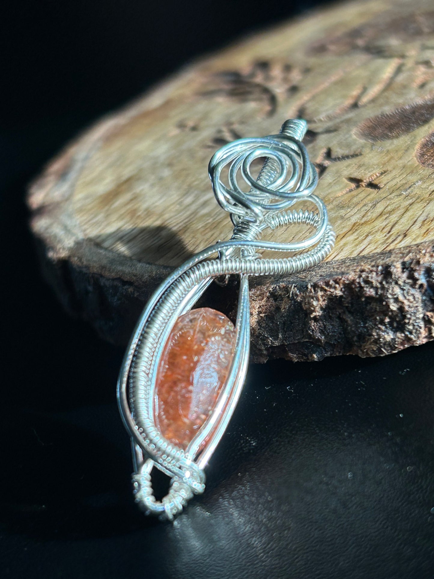 Confetti Sunstone Pendant