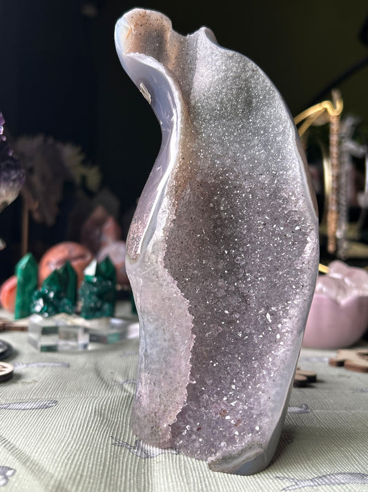 Druzy Agate Small Statement