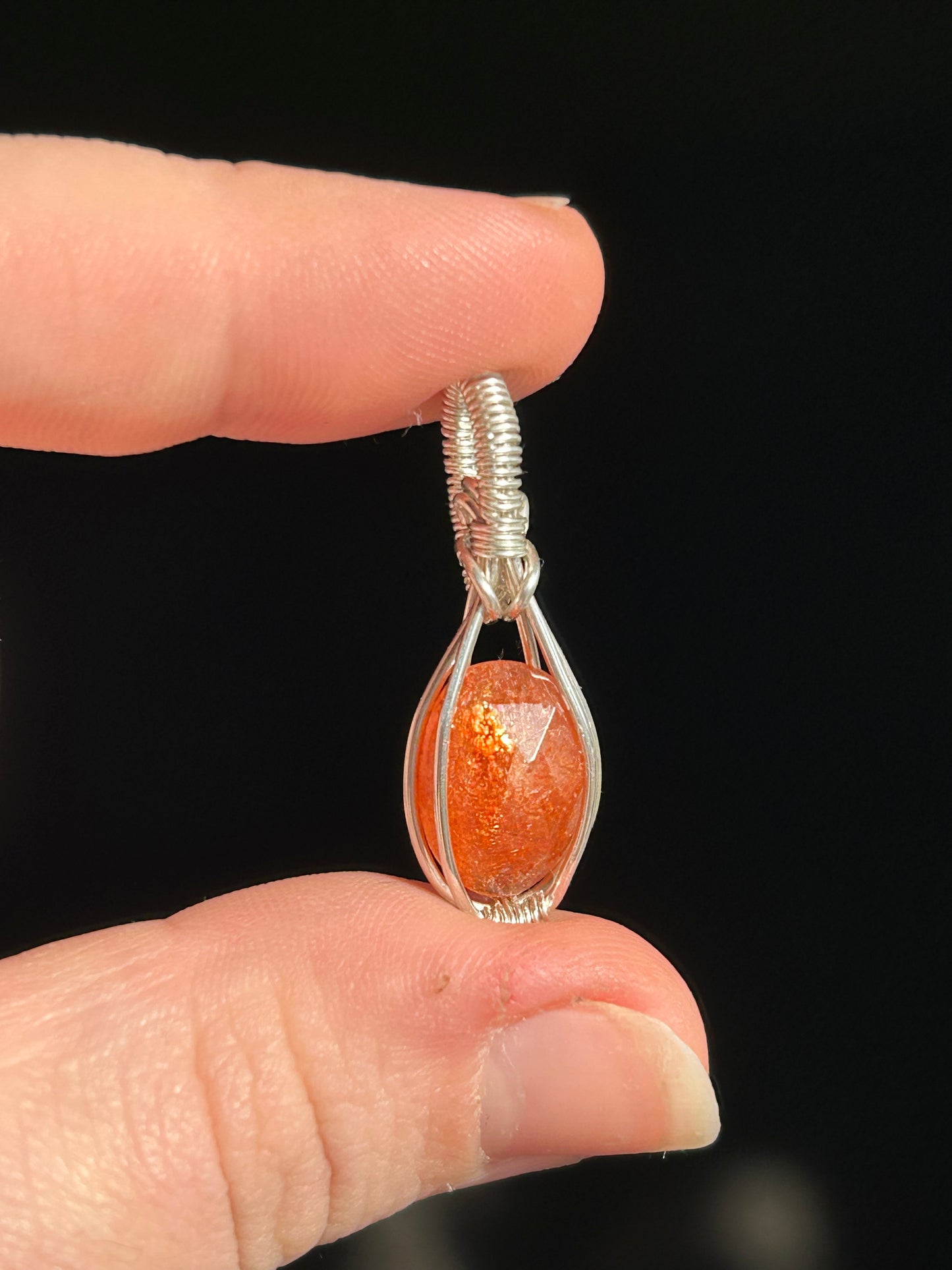 Confetti Sunstone Pendant