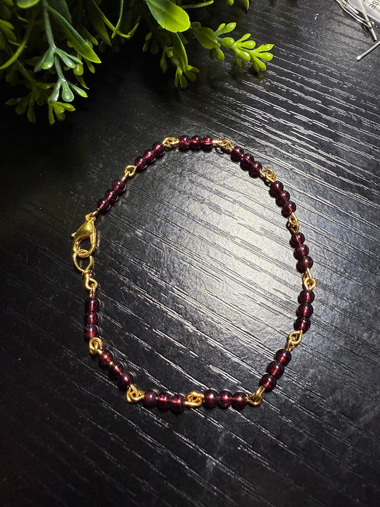 Garnet bracelet