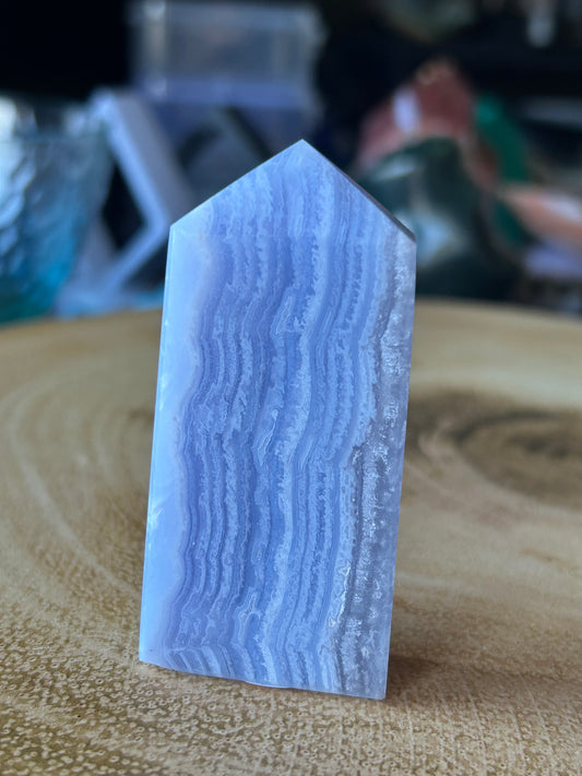 Blue Lace Agate Towers