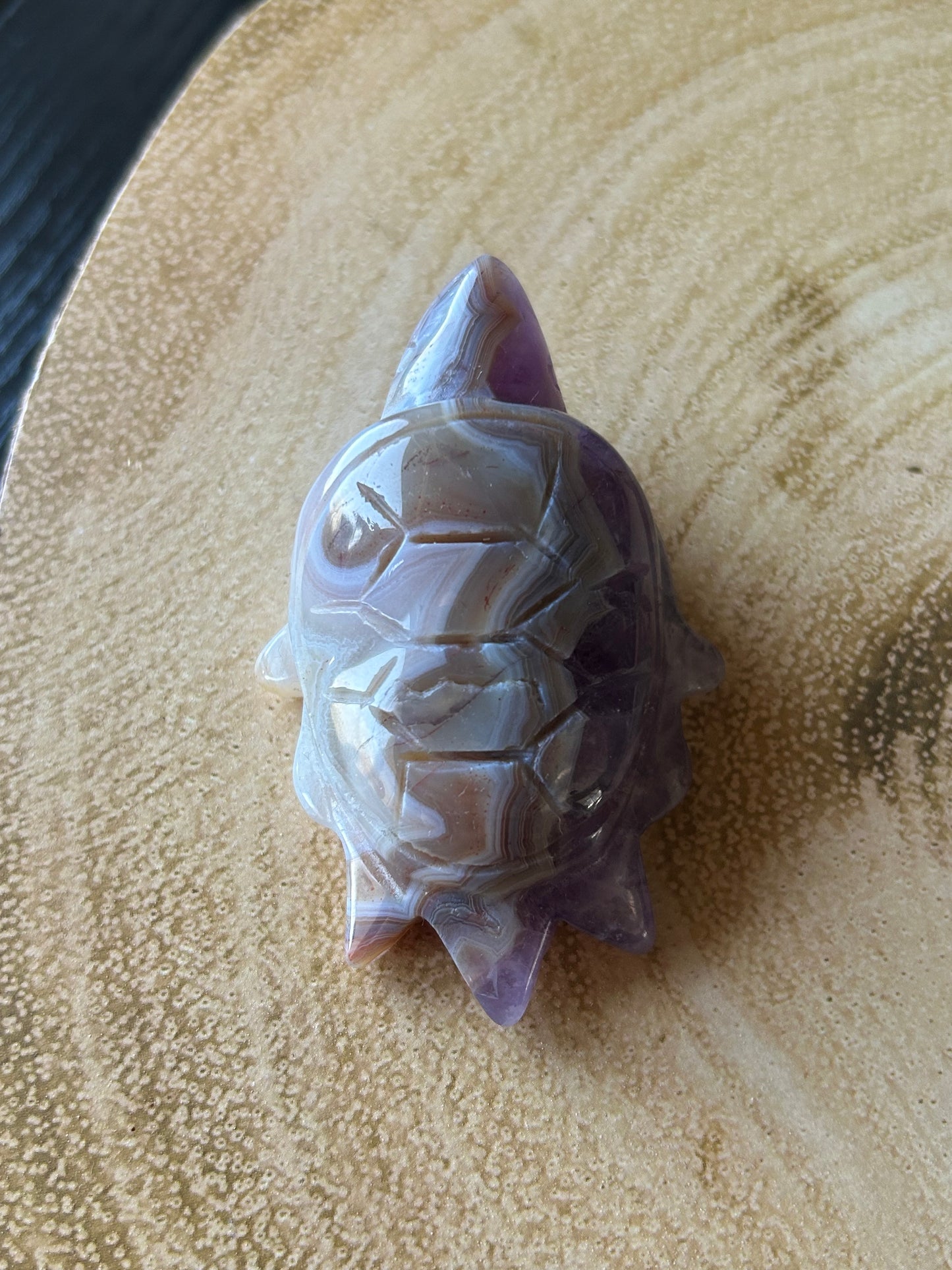 Amethyst & Crazy Lace Agate Turtles