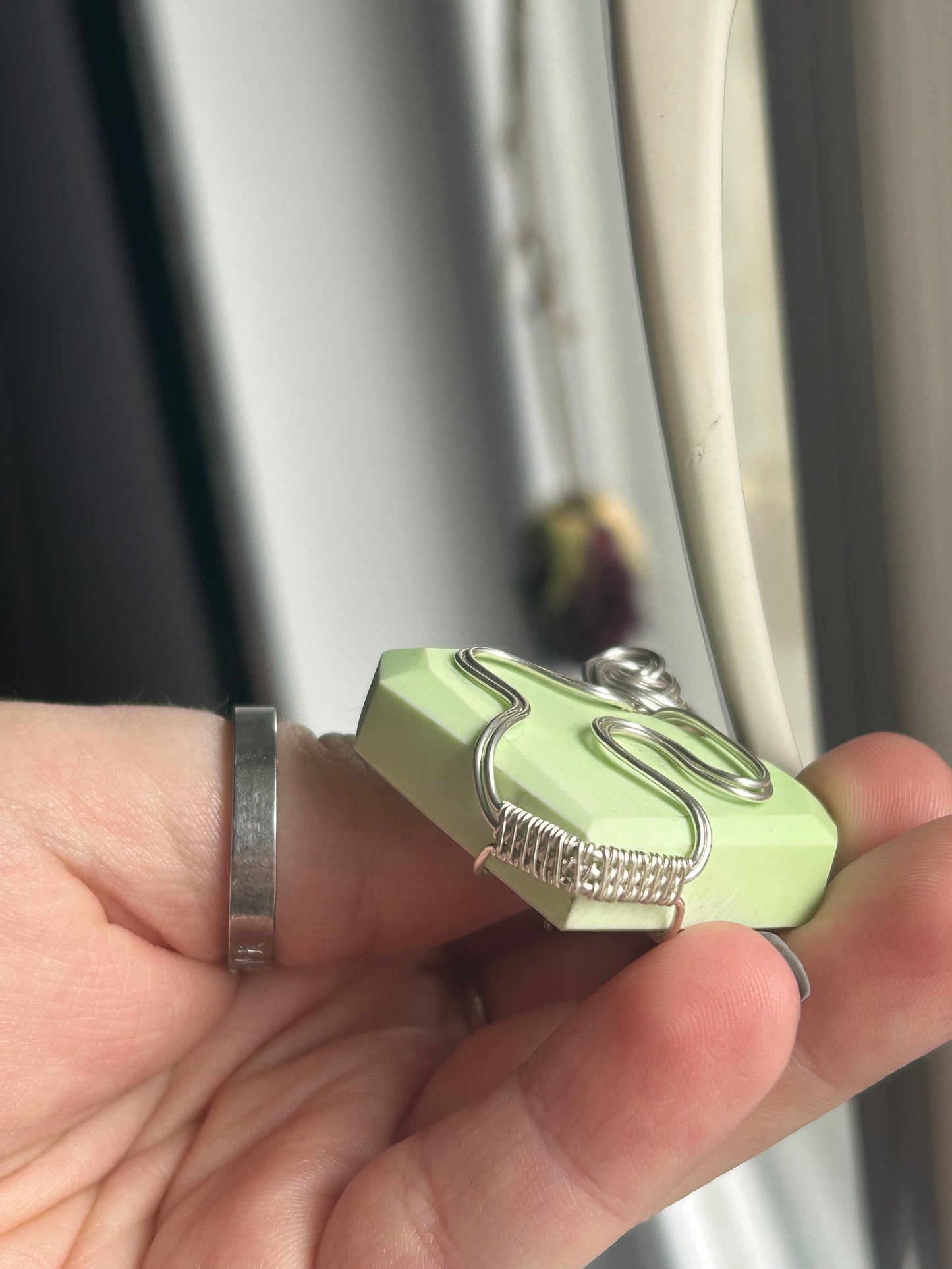 Lemon Chrysoprase pendant