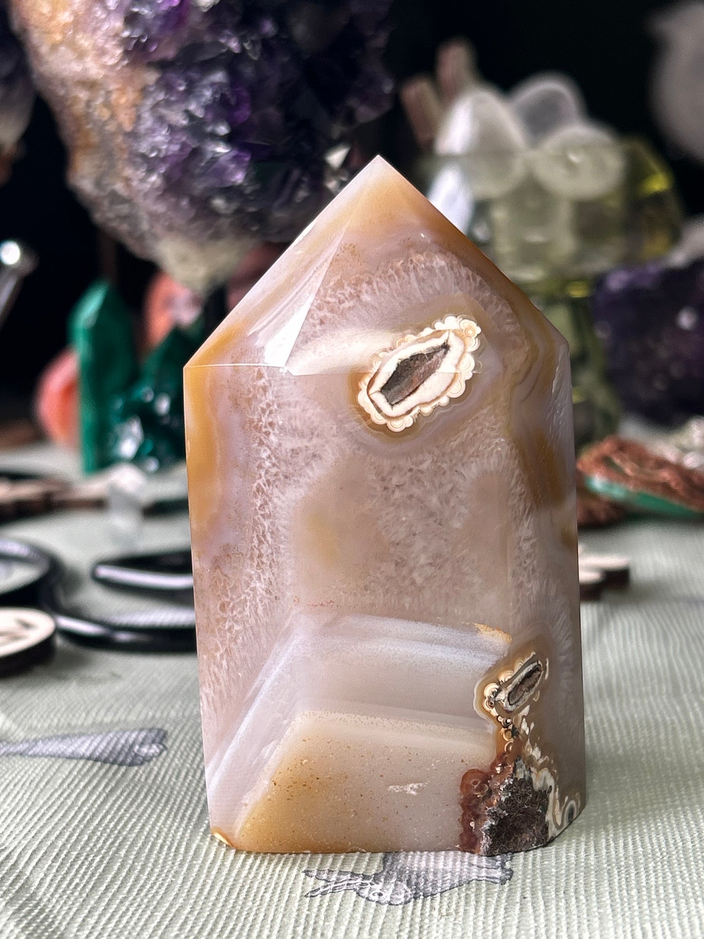 Druzy Agate Towers