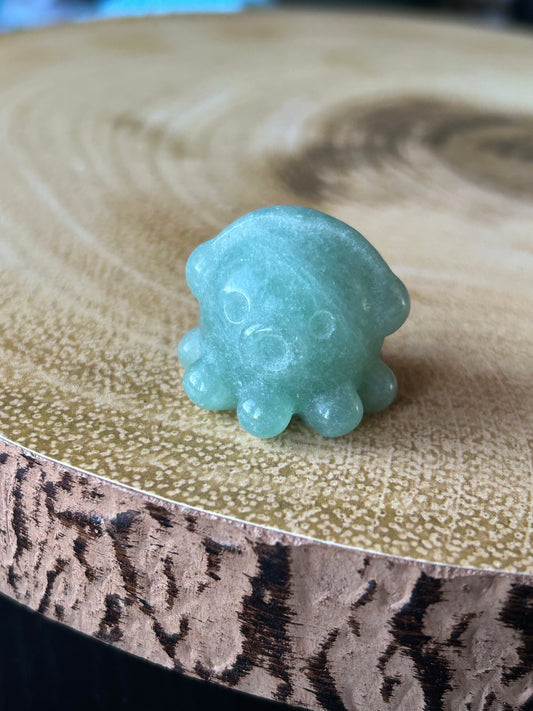 Green Adventurine Mini Octopus