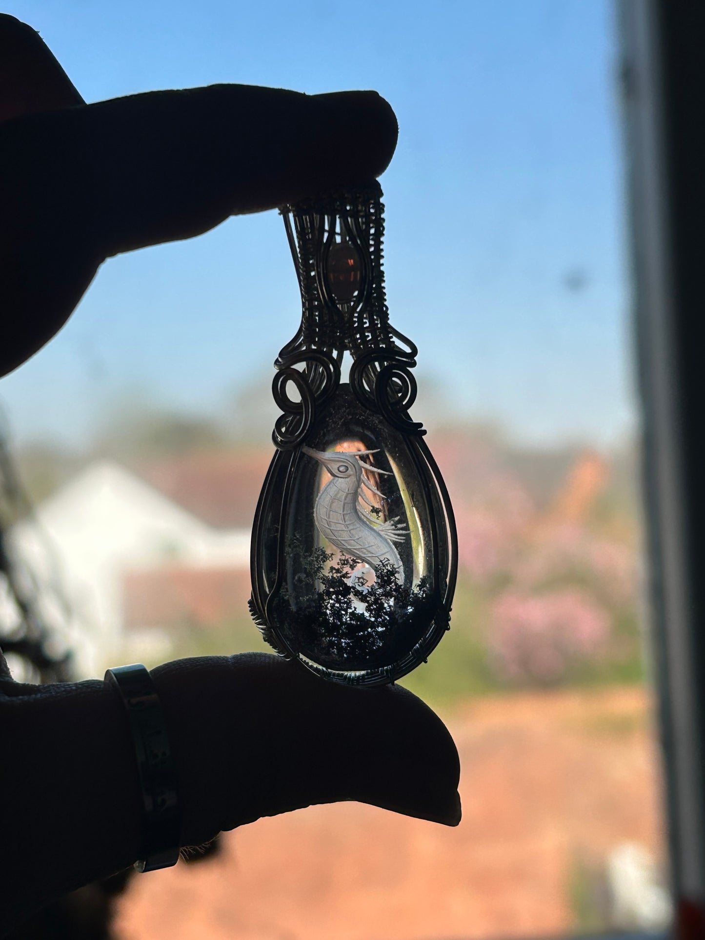 Garden Quartz & Opal Pendant