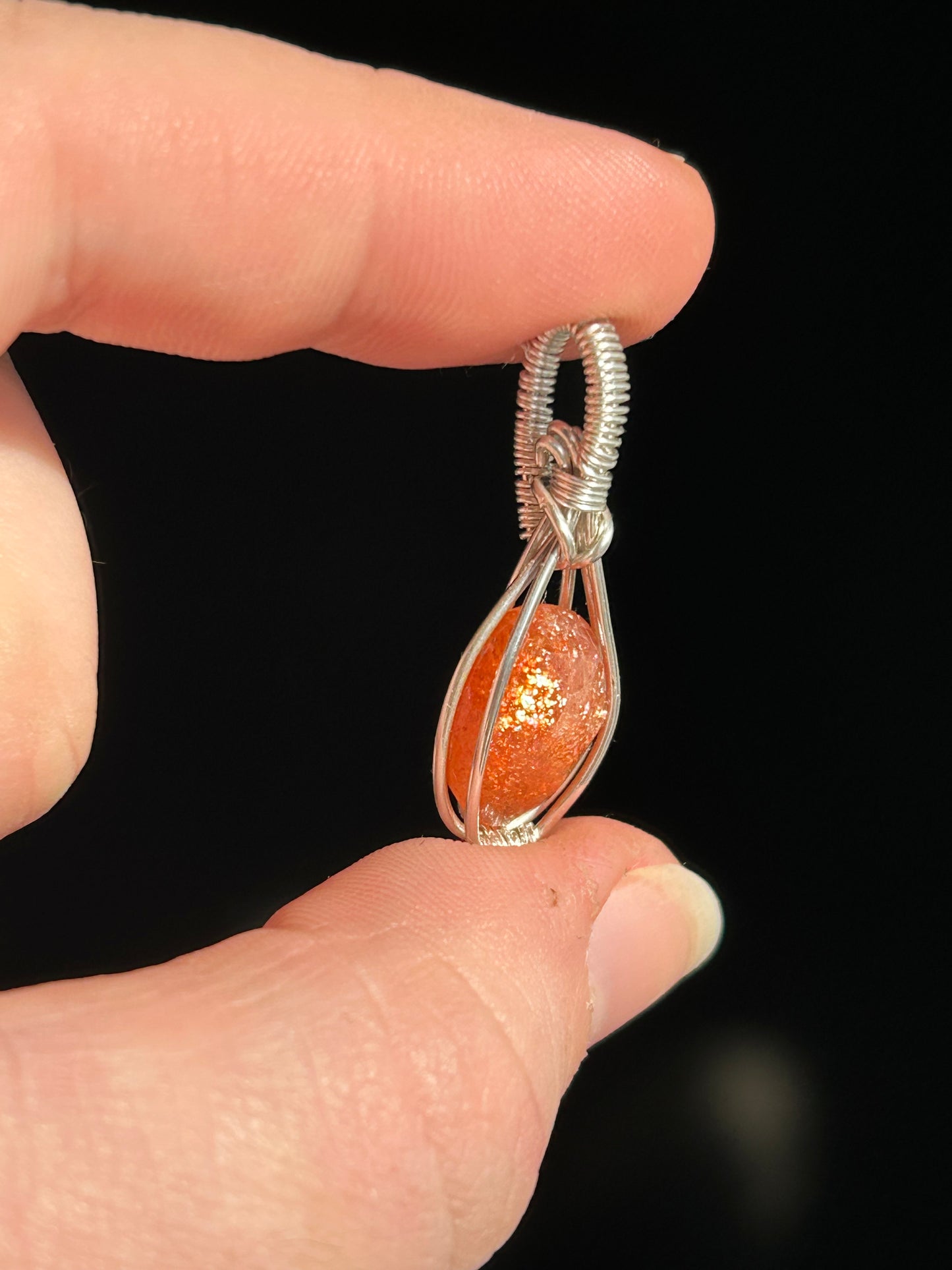 Confetti Sunstone Pendant