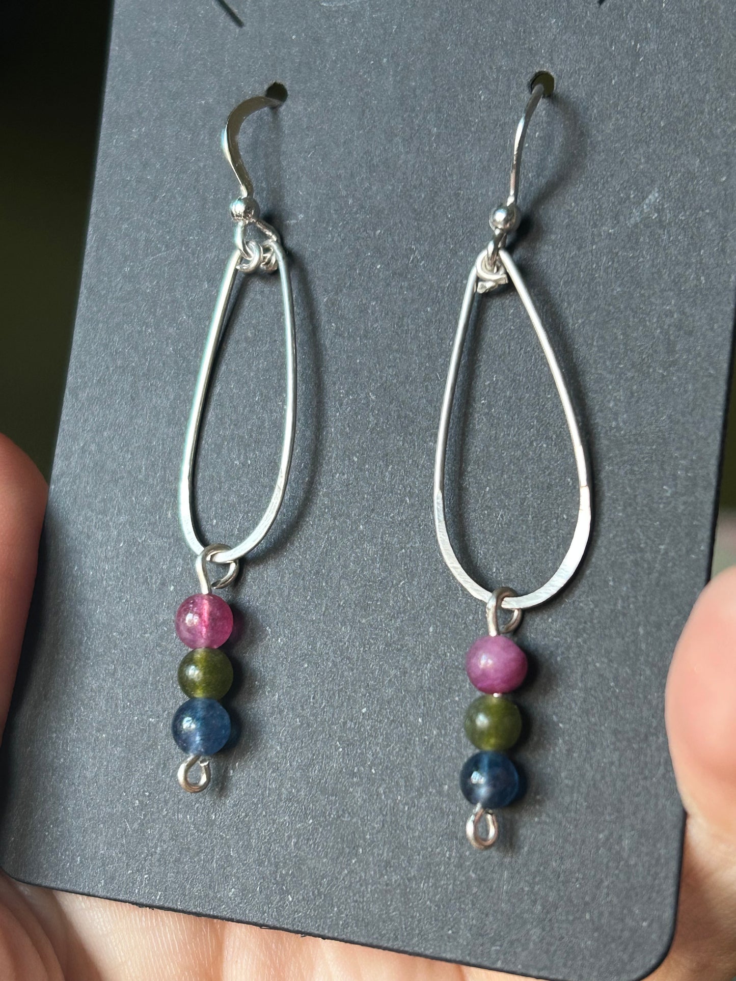 Mixed Tourmaline Earrings