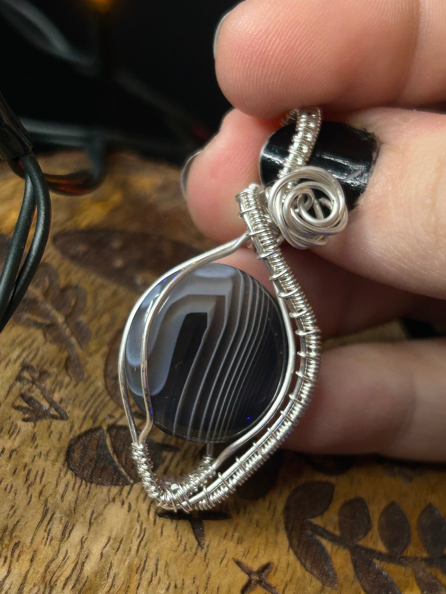 Botswana Agate Pendant