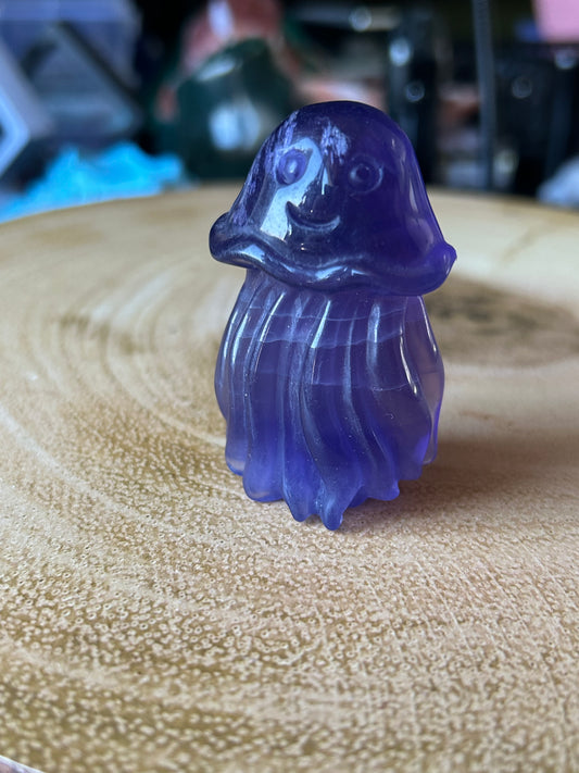 Purple Fluorite Jelly Fish