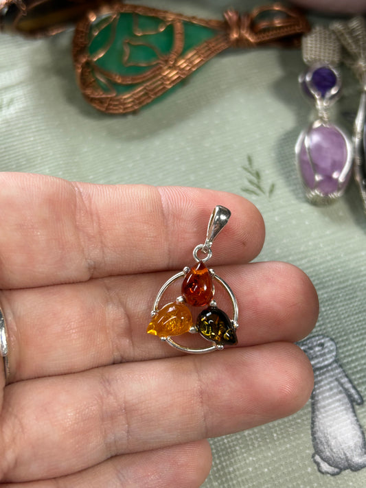 Amber Pendants