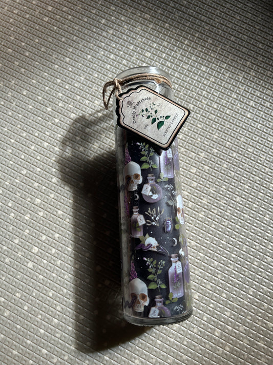 Deadly Nightshade Tube Candle
