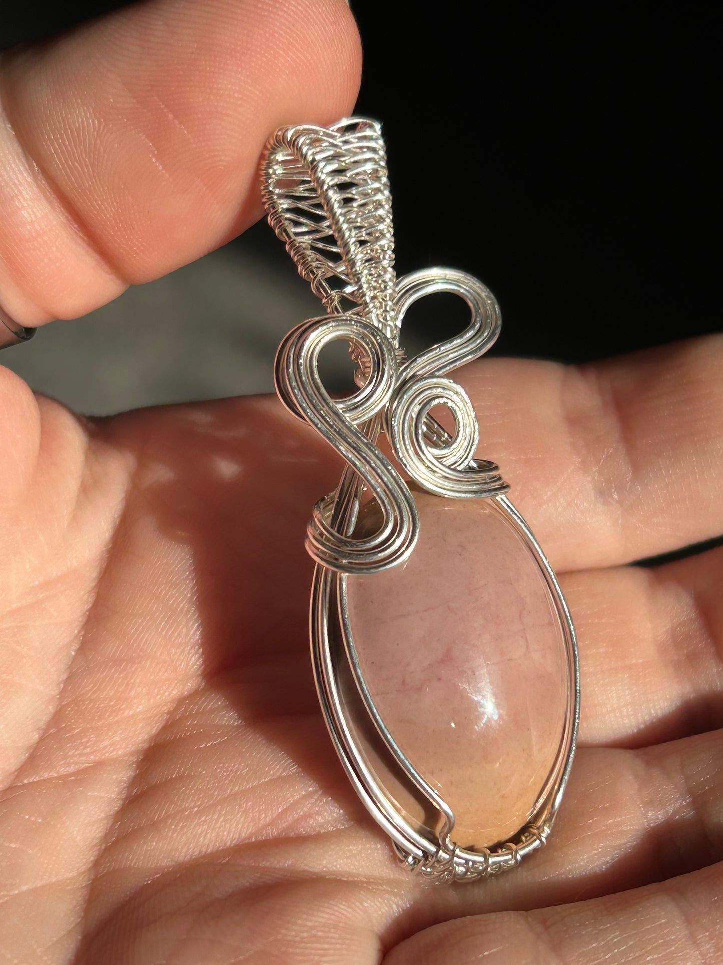 Pink Mookite Pendant