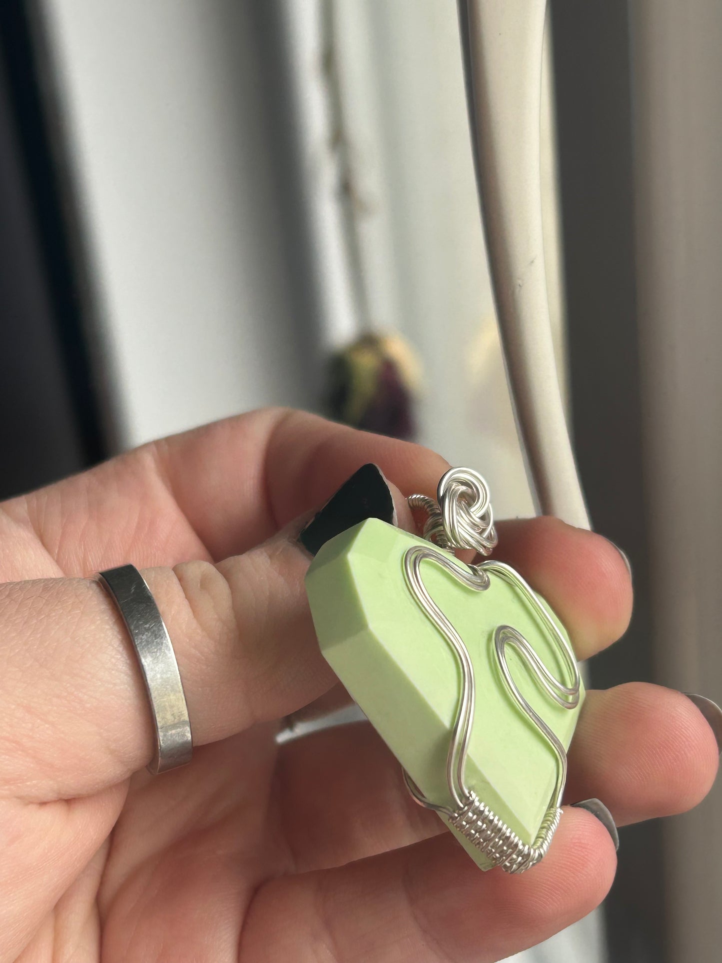 Lemon Chrysoprase pendant