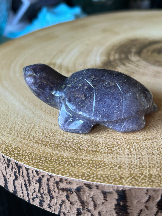 Grape Agate Turtle