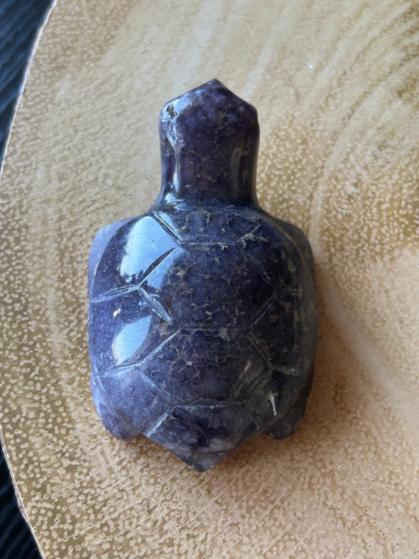 Grape Agate Turtle